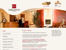 Tablet Screenshot of firgrovehotel.com